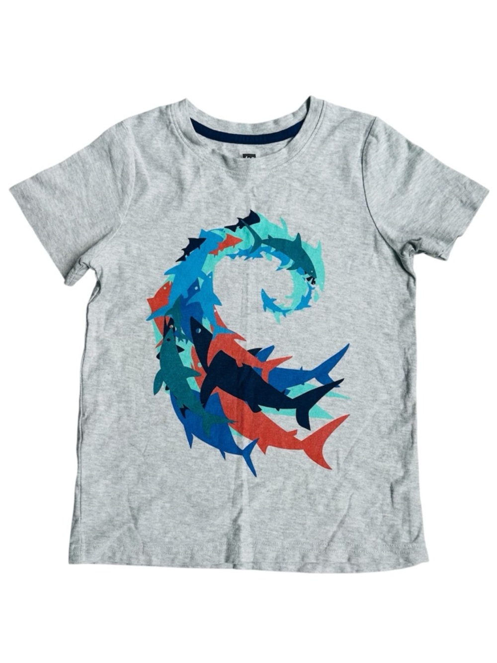 Tea Collection Shark Tee Size 7